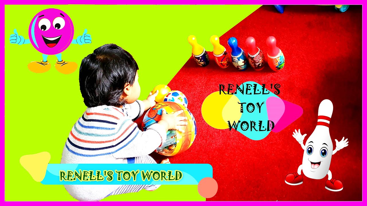 kids videos for kids | Kids Pretend Play Indoor Bowling for kids | pretend play bowling toy set