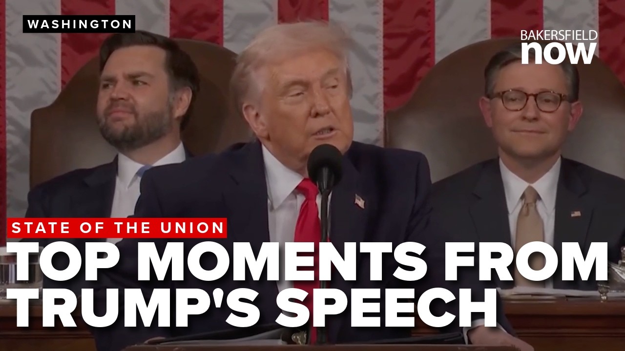 Top 10 moments from President Donald Trump's State of the Union address