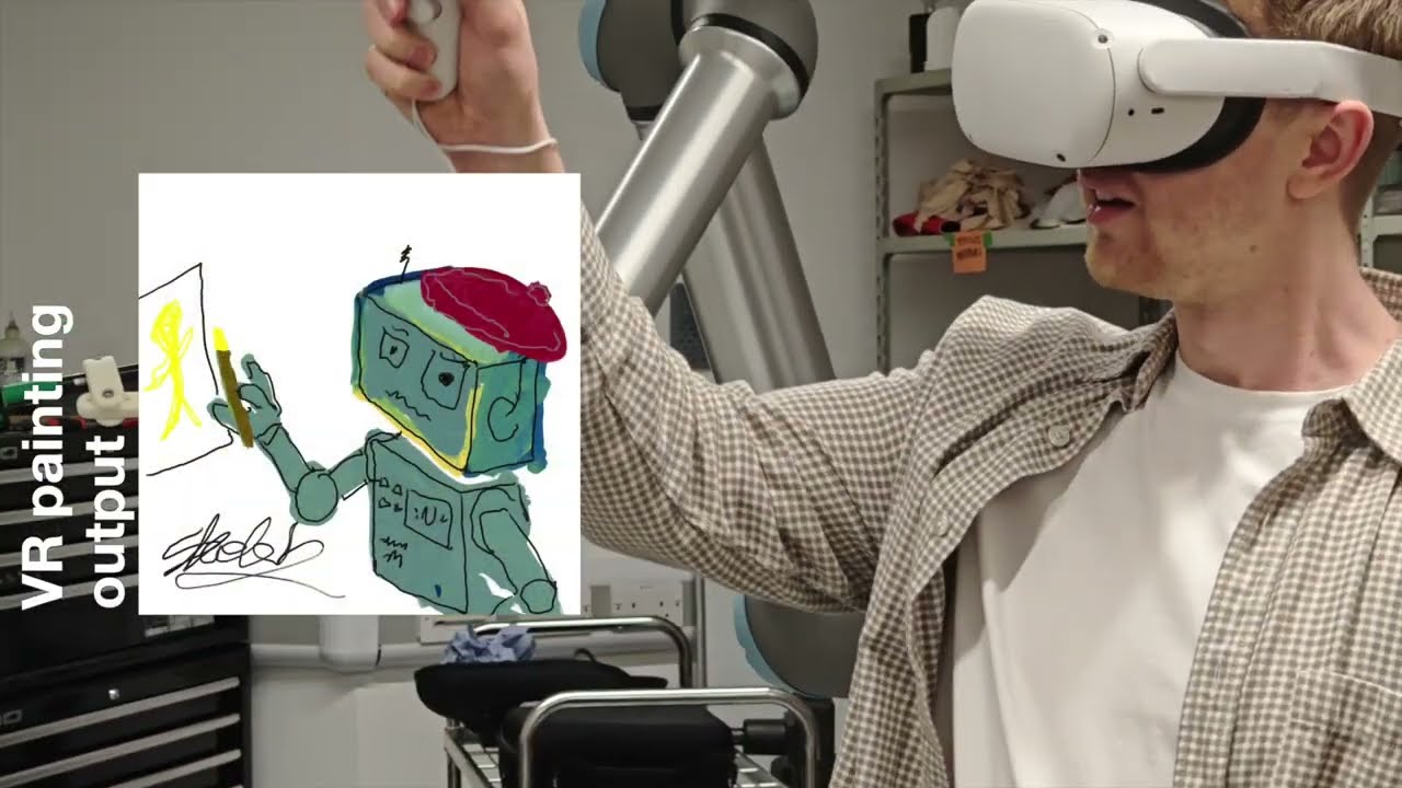 AI Driven Robot Painting