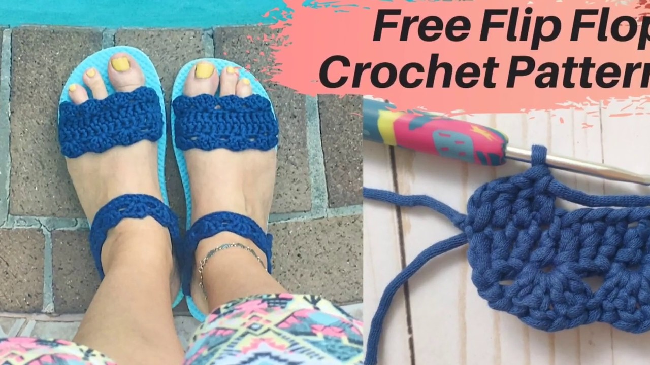 Free Crochet Flip Flop Pattern