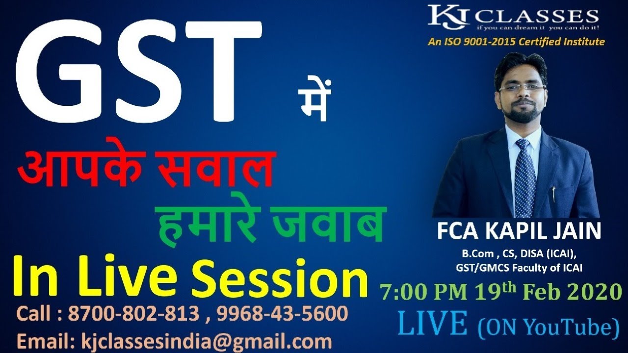 Question & Answers in GST