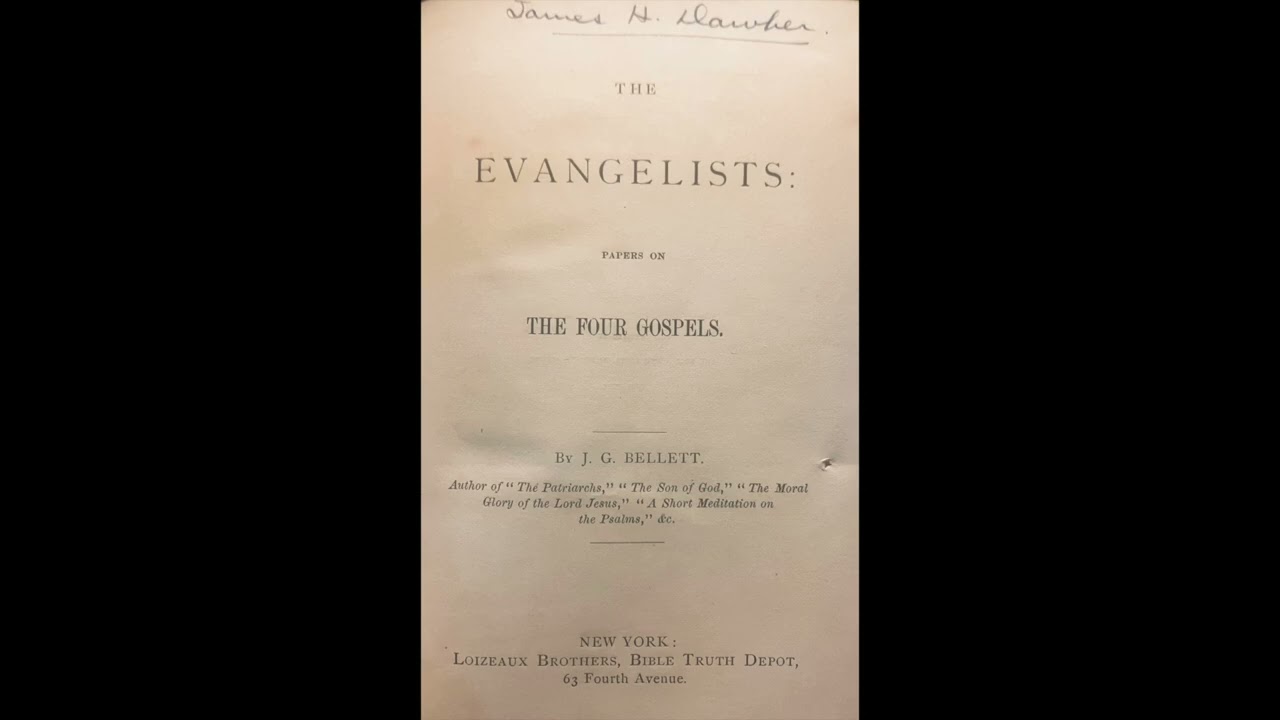 JOHN 4 - THE EVANGELISTS - J.G. BELLET