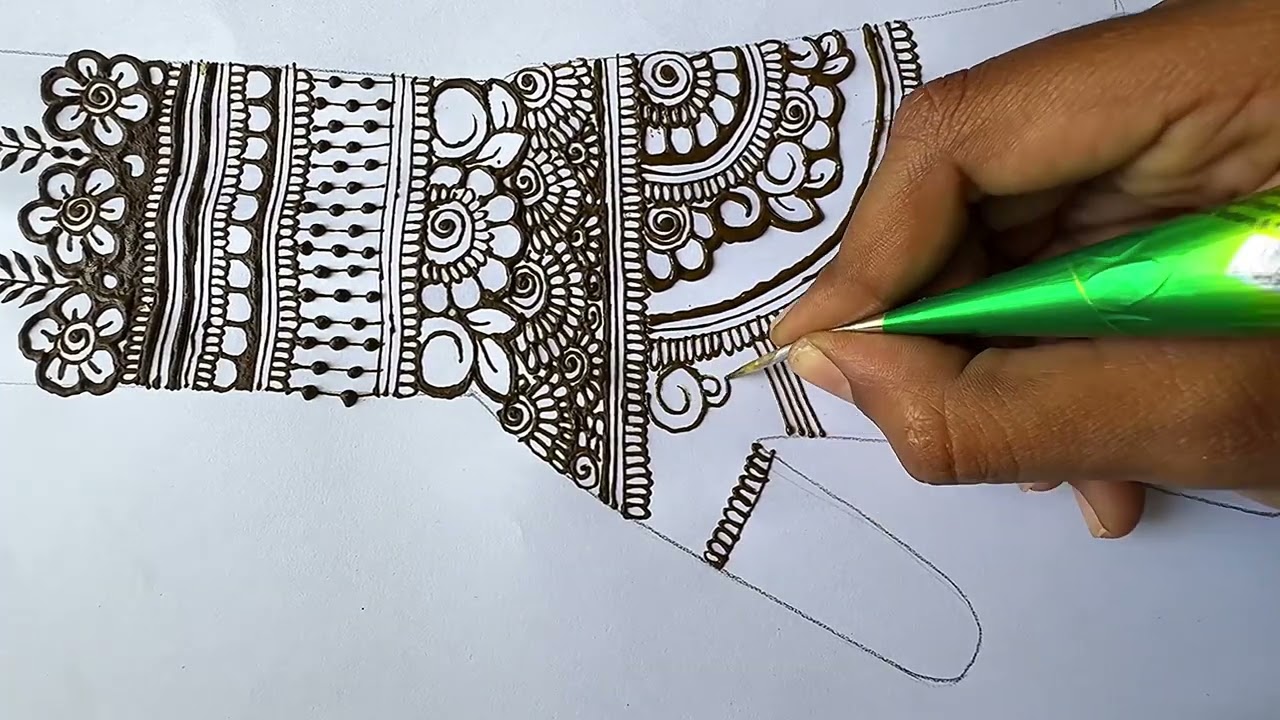 EID special simple mehandi design | Easy front hand Mehandi design | Beautiful Mehandi design | #new