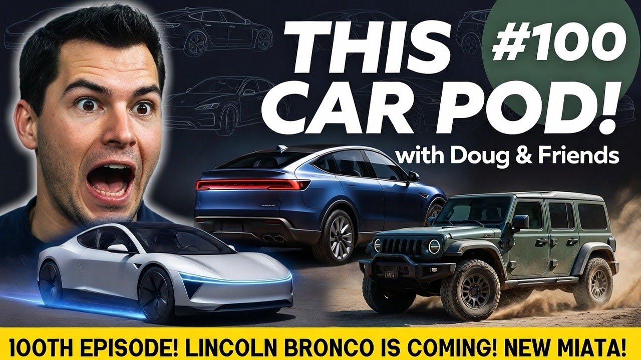 Lamborghini Cancels EV?! 😳 Miata Goes Electric & Doug Predicts the Future! | THISCARPOD EP100