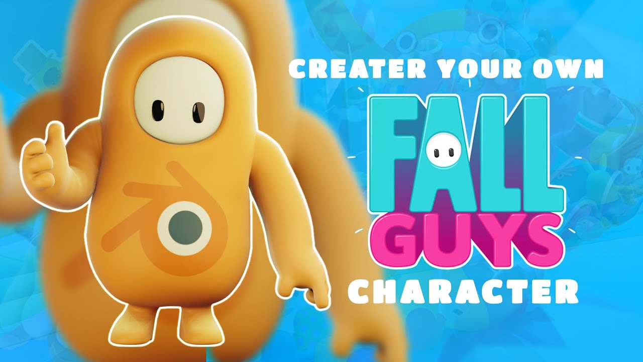 Fall Guys Game Character - Blender 2.9 (Quick and Easy Workflow)