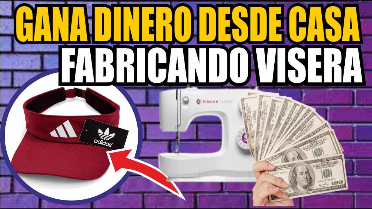 Cómo GANAR dinero en la COSTURA Fabricando VISERAS 2026 #emprendedor #dinero #costurafacil