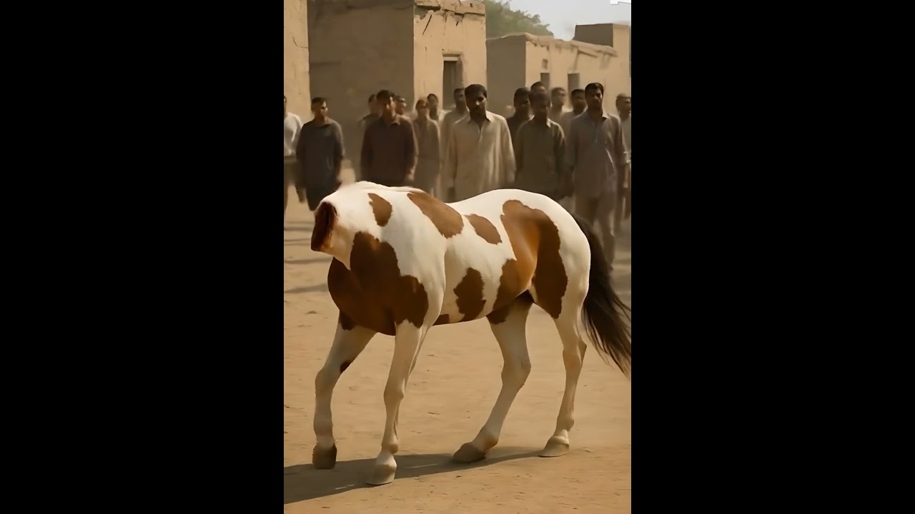 Allah Ki Qudrat Sir Kay Bigar Ghora Chal Raha Hai #shorts #shortsvideo #viralvideo  #hindi #urdu
