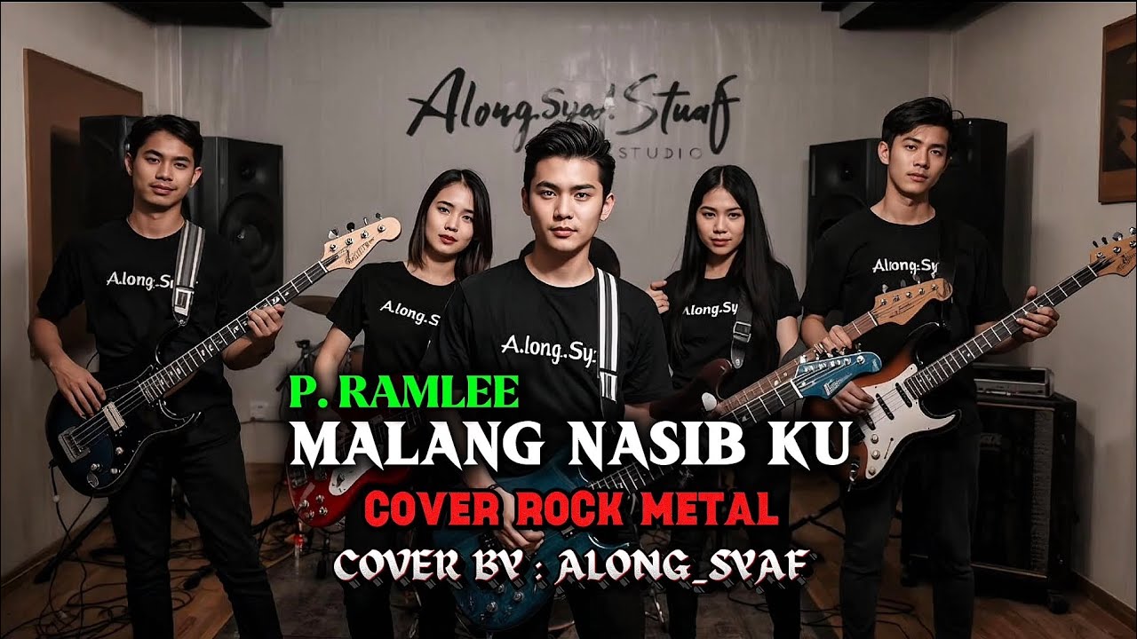 P. RAMLEE - MALANG NASIB KU | COVER ROCK METAL | #music #cover #ai #indonesia #malaysia