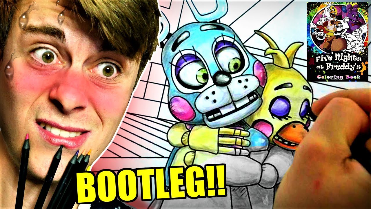 a look at THE WORST Five Nights at Freddy's COLORING BOOK (and colouring it)
