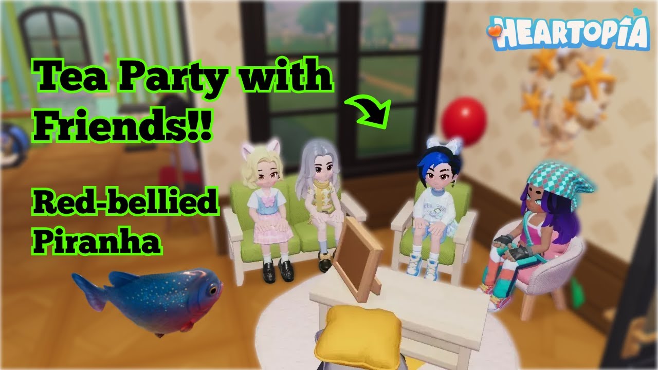 Play #4 | Heartopia Tea Party With Friends – Cozy Calm Gameplay, No Talking