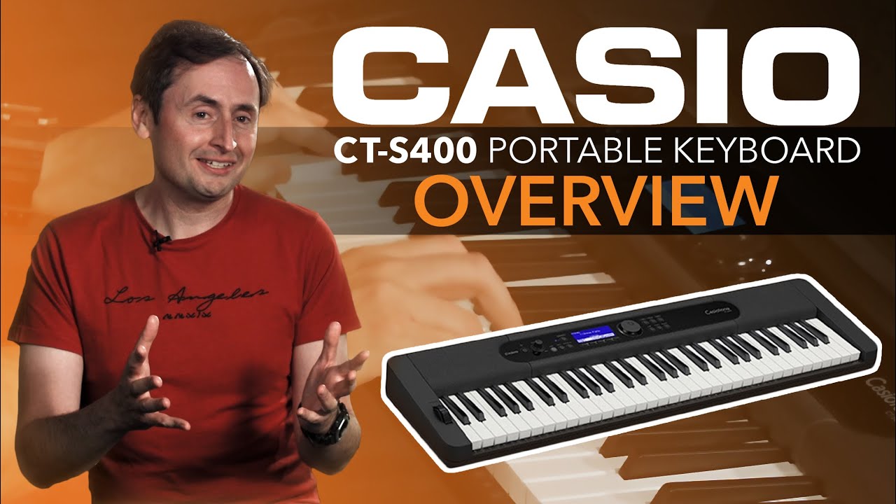 Casio CT S400 Portable Keyboard, Black Overview | Gear4music