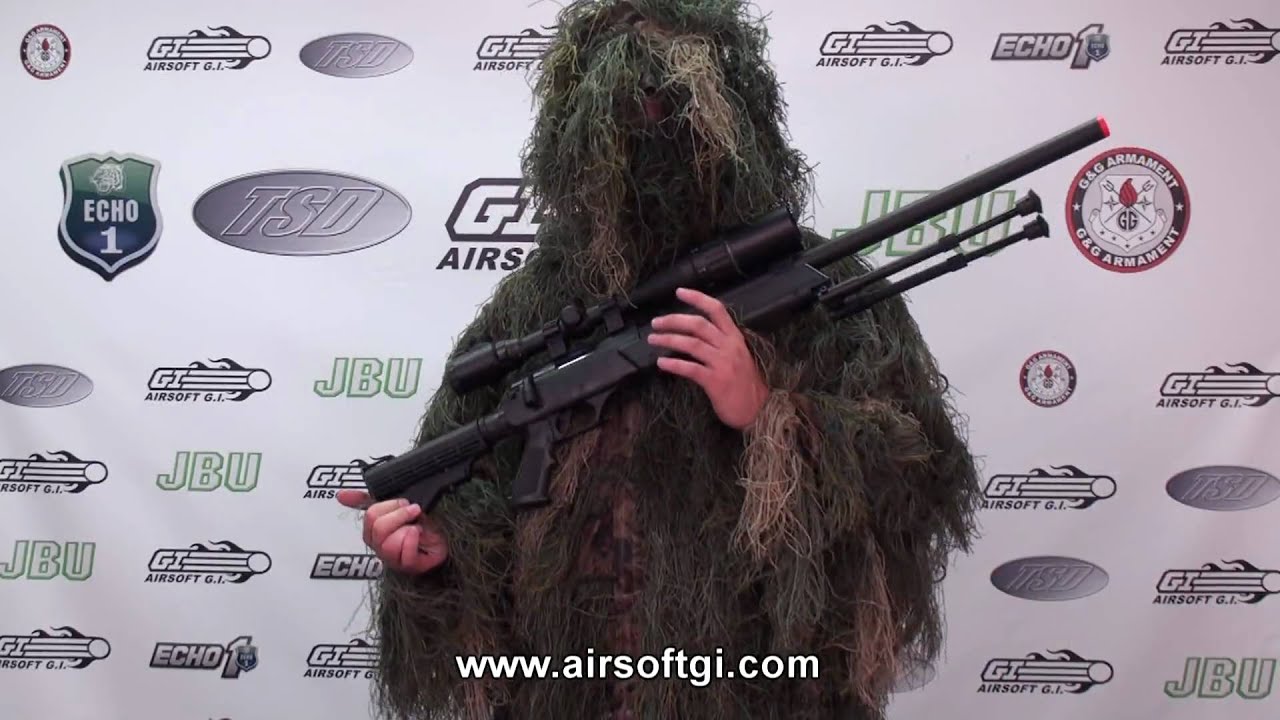 Airsoft GI - Echo 1 Advanced Sniper Rifle (ASR) Spring Powered Bolt Action Sniper Rifle