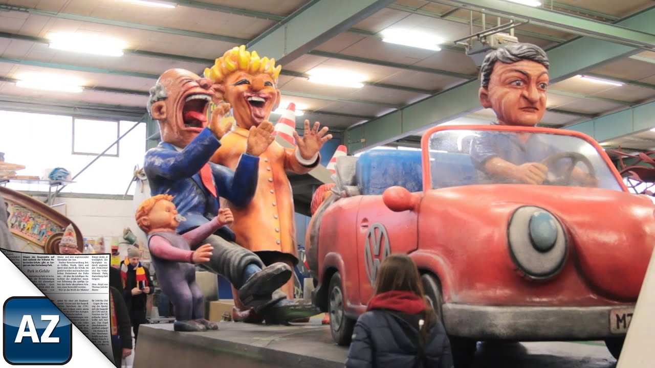 Mainz: MCV stellt Wagen für Rosenmontag vor