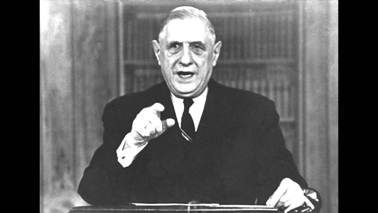 3&deg; - discours de Charles de Gaulle - 30 mai 1968