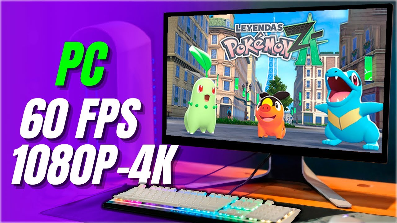 Leyendas Pok&eacute;mon: Z-A en PC🥒Como JUGAR y CONFIGURAR 🥒Emulador Nintendo Switch