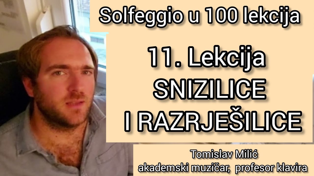 Solfeggio u 100 lekcija  11. Lekcija Snizilice i razrješilice