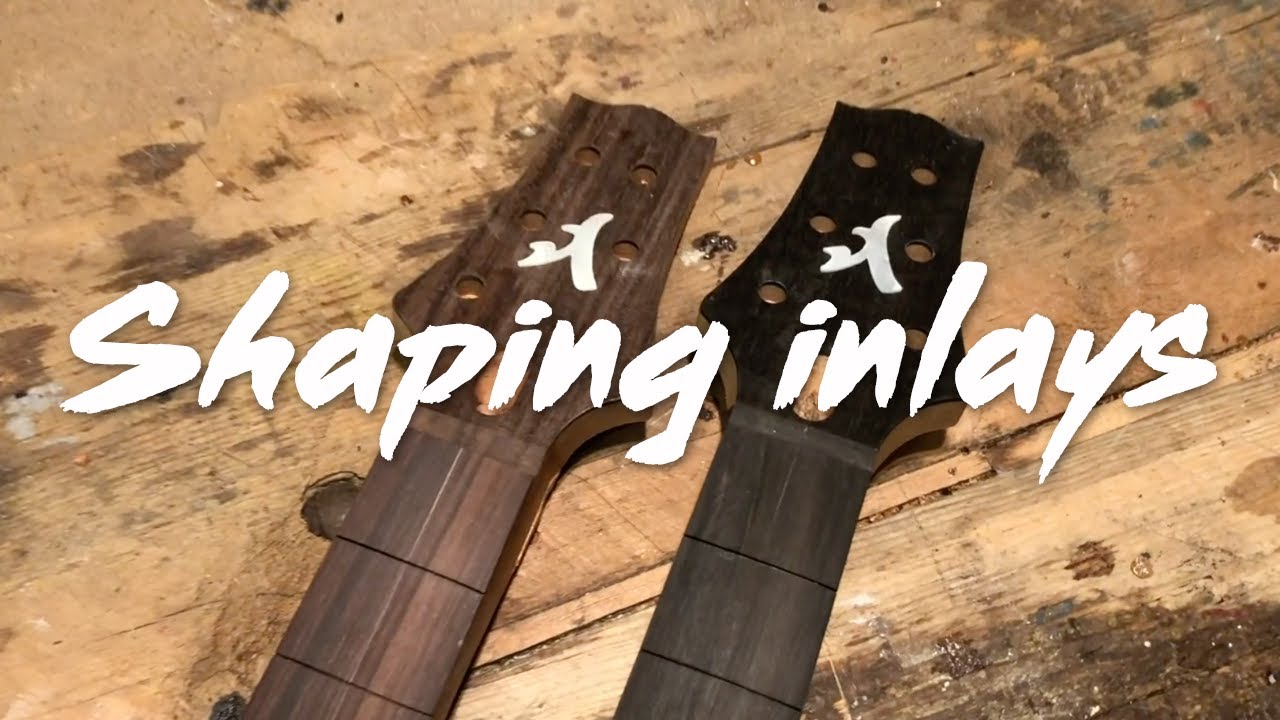 Building DC Guitars - Episode 15 | Cutting and shaping inlays