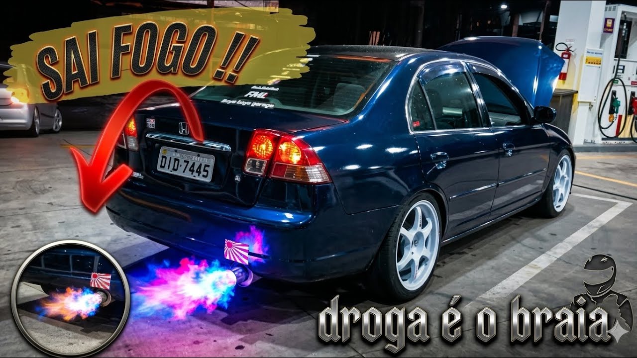 Honda civic G7 montadinho com backfire e 3step acompanha !! 🇧🇷