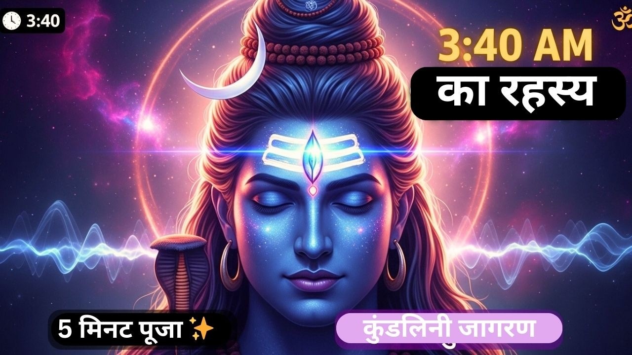 सुबह 3:40 AM का रहस्य: यह 5 मिनट की पूजा आपकी 'कुंडलिनी' को कैसे जगाएगी? | Shiva Secret