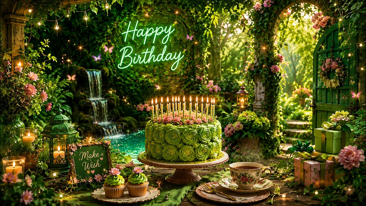 🌿 the perfect place to celebrate your birthday 🎂 Happy Birthday Ambience