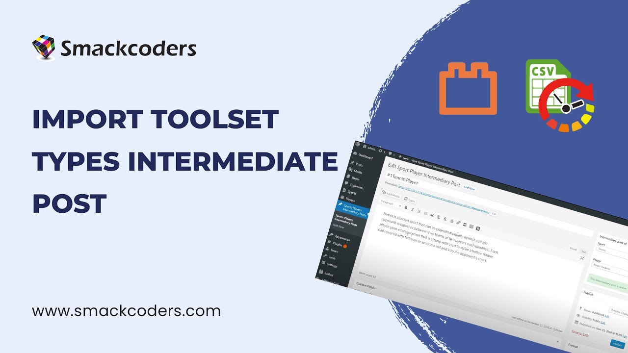 Import Toolset Types Intermediate Posts into WordPress