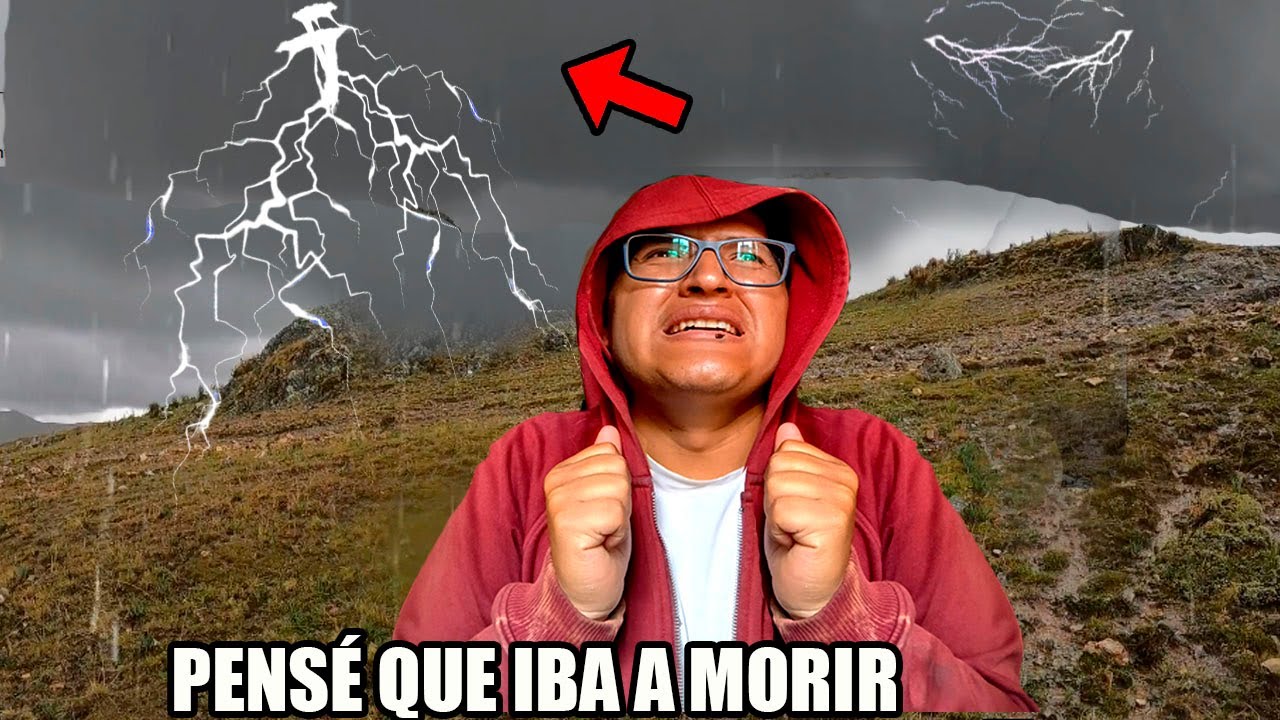 SOBREVIV&Iacute; a una TORMENTA ELECTRICA en Los ANDES DEL PER&Uacute;😨⛰️