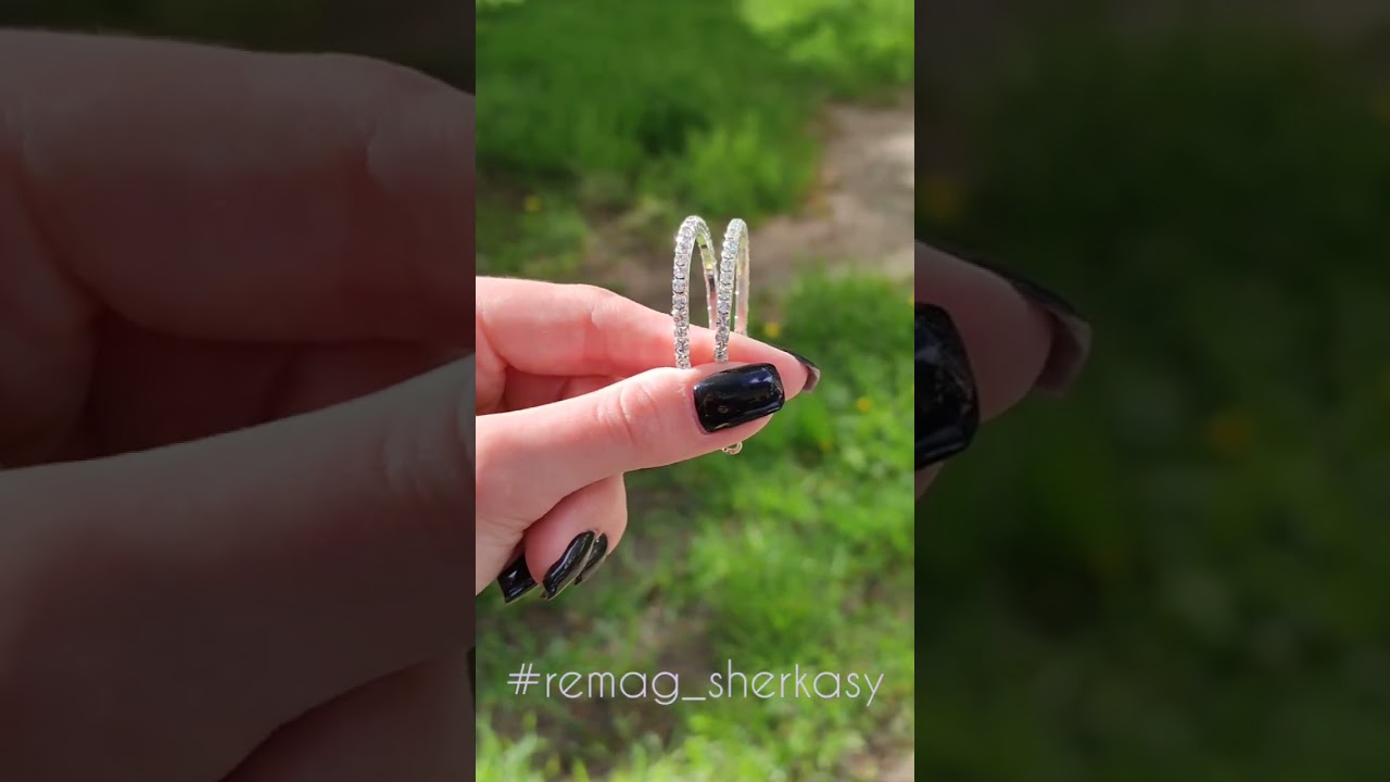 Классические женские серьги 