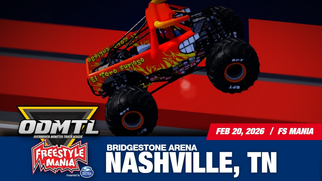 LIVE: NASHVILLE, TN // OVERDRIVEN MONSTER TRUCK LEAGUE