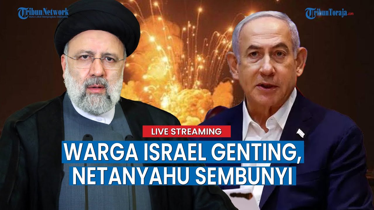 🔴Geger! 300 Drone Iran Lintasi 2 Negara | Netanyahu Sembunyi di bungker Vila, Akan Perang Dunia III?