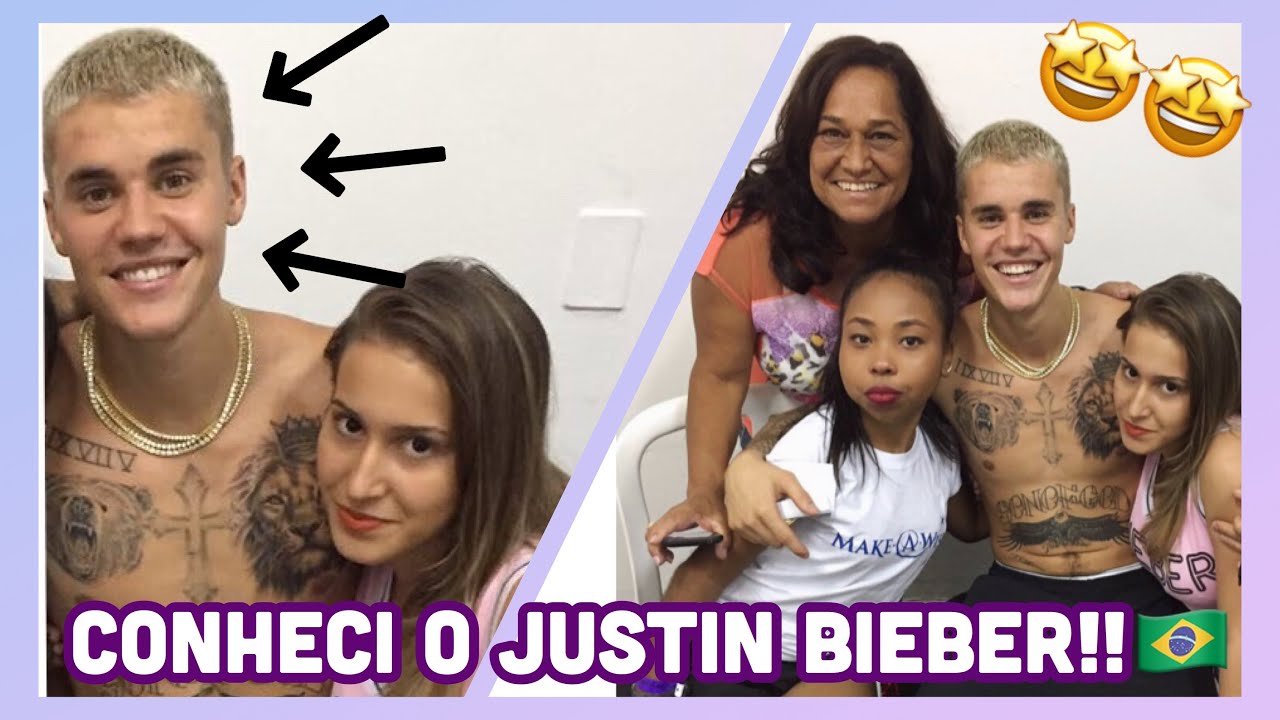 Conheci o Justin Bieber no Rio de Janeiro / Justin Bieber meets fans at Rio de Janeiro