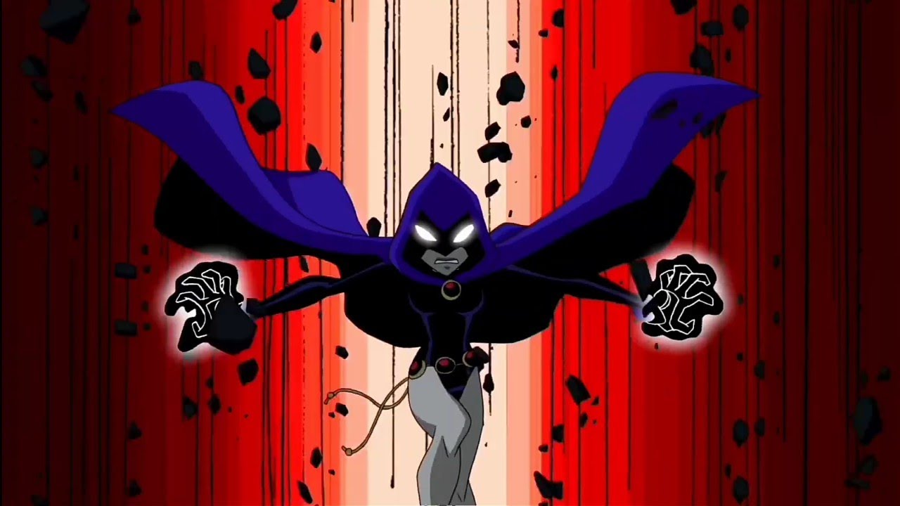 Ravena - Todas as cenas de Poderes & Lutas #2 [Os Jovens Titãs]