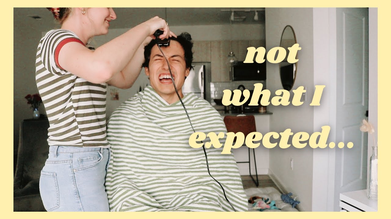 I SHAVED MY FIANCE'S HEAD | another *huge* hair transformation