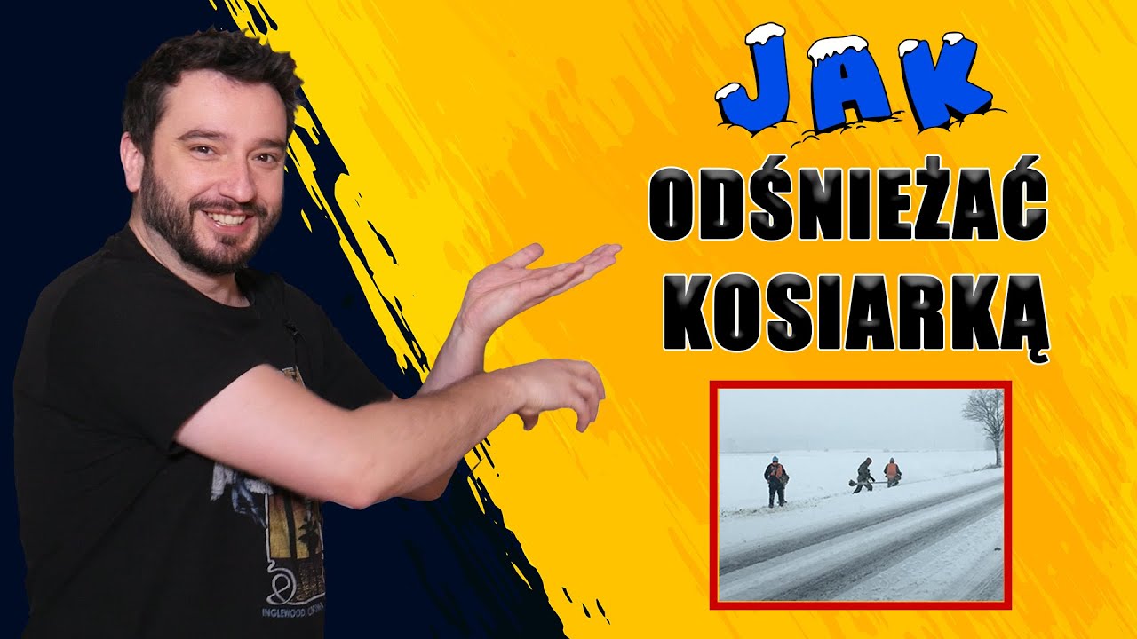 Jak odśnieżać kosiarką | NEWSY BEZ WIRUSA | Karol Modzelewski