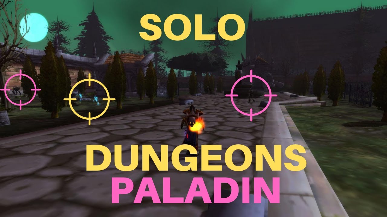 What Can Paladin Solo? - World of Warcraft Classic - Solo Paladin Dungeons: Scarlet Monastery GY