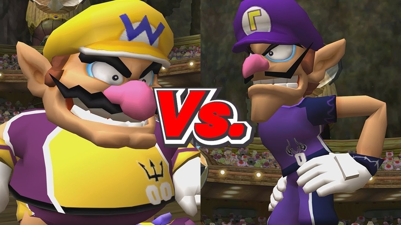 Super Mario Strikers - Wario/Toad Vs. Waluigi/Hammer Bros