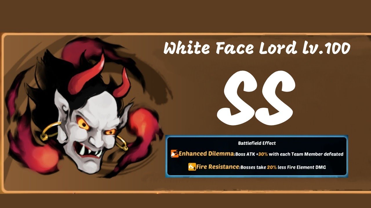 Ninja Must Die - SS Bounty (White Face Lord lv.100)