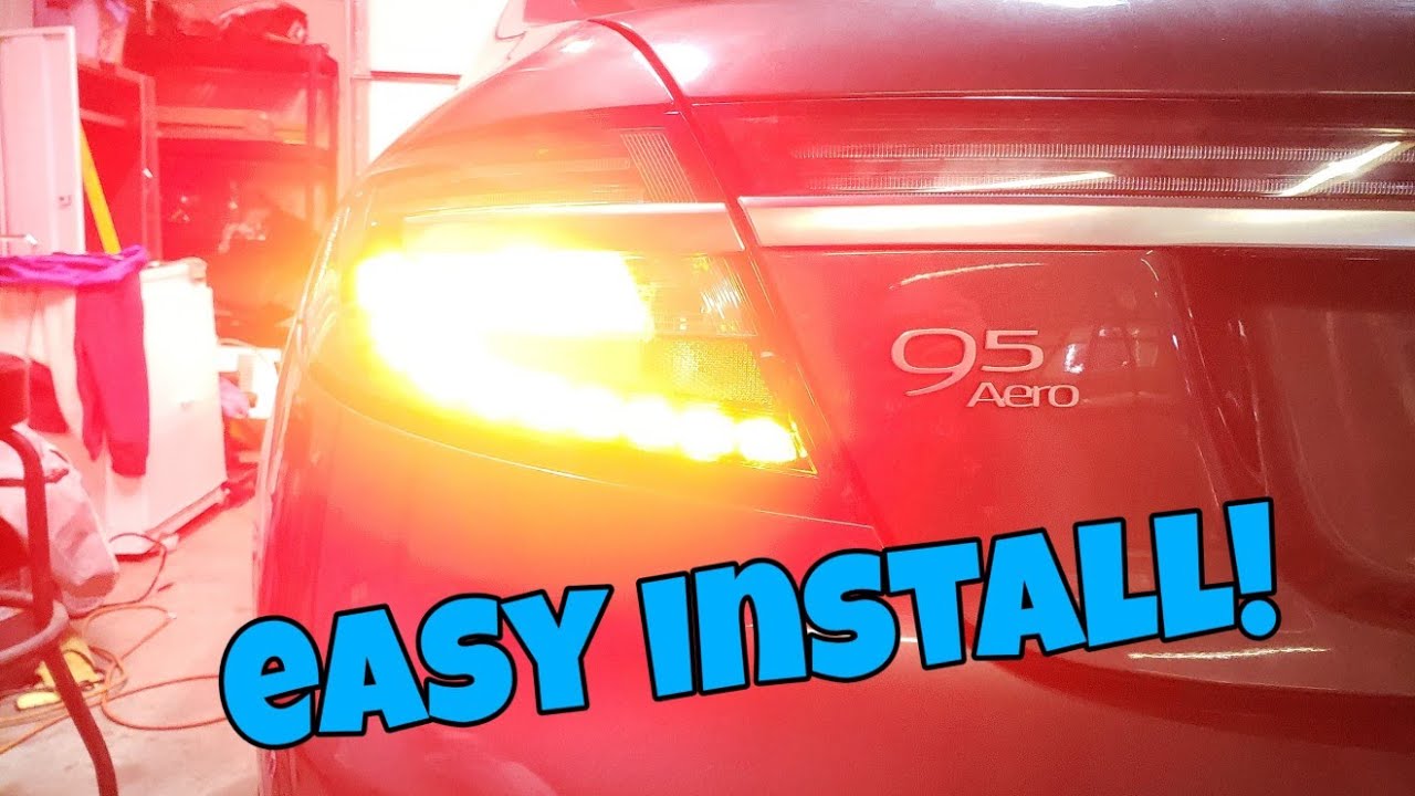How to Install the GlafenSaab 2010-2011 Saab 9-5 Rear LED Tail Light Conversion Kit