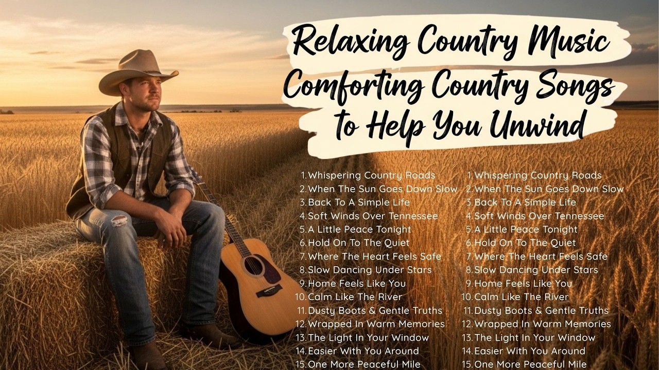 Relaxing Country Music 29 🎵 | Comforting Country Songs to Help You Unwind