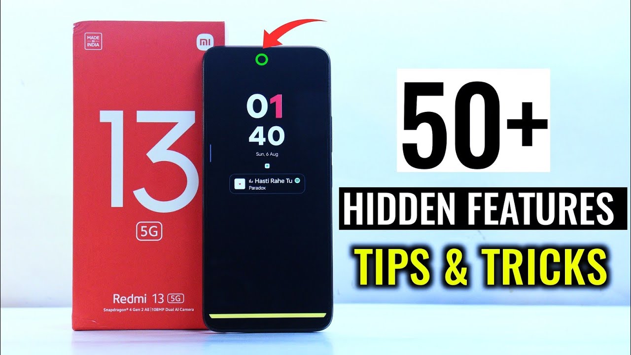 Redmi 13 5g Tips & Tricks | Redmi 13 5g Hidden Features 50+Tips & Tricks | Hidden Settings 🔥