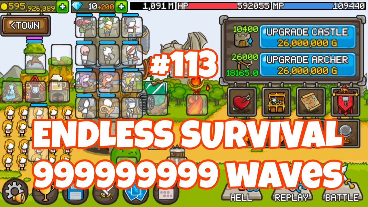 Grow Castle || Road to Endless waves Part 113