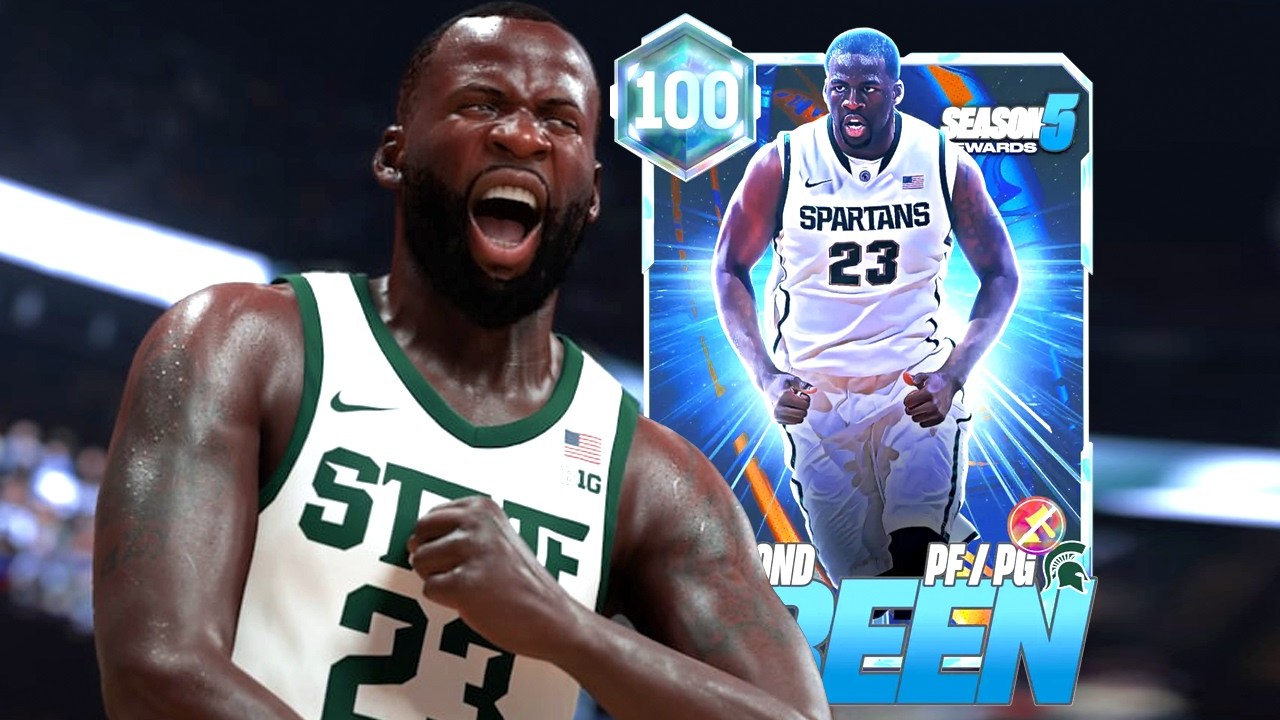 FREE LEVEL 40 100 OVERALL DRAYMOND GREEN GAMEPLAY! THE BEST DEFENSIVE POINT GUARD IN NBA 2K26 MyTEAM