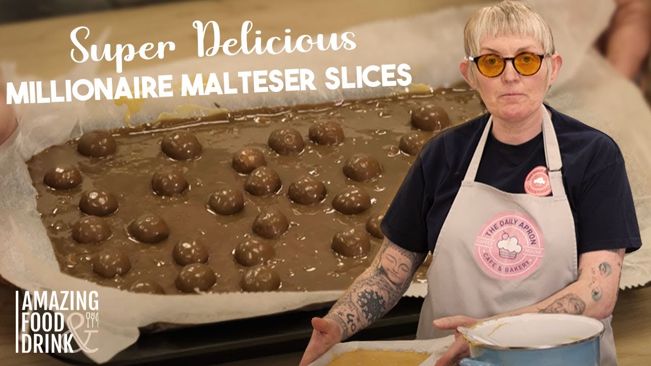 Millionaire Malteser Slices | The Daily Apron | Millionaire's Shortbread | Malteser Tray Bake