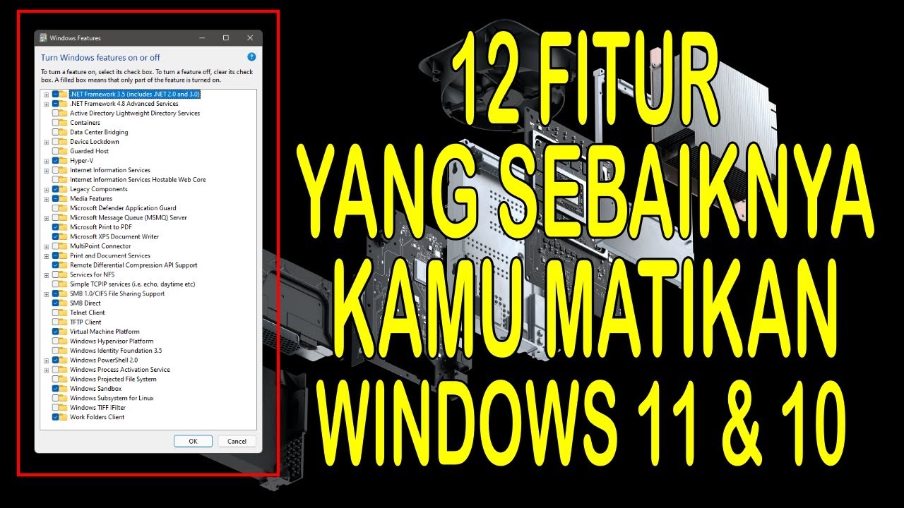 Matikan 12 Fitur Yang Tidak Perlu Ini Agar Laptop Kamu Jadi Ngebut