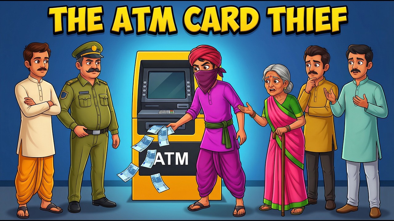 The ATM Card Thief  | Moral Story In English | English Stories | Bedtime Stories | Learn English