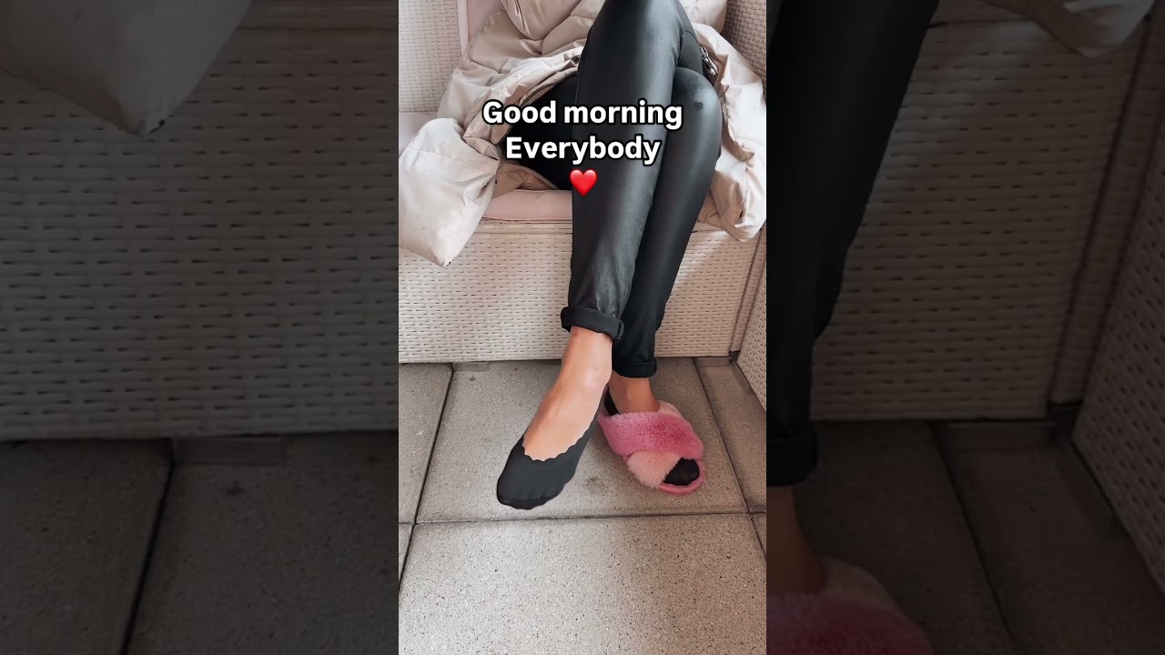 Black Ped socks on my cozy balcony #myclothes #socksaddict #fairy