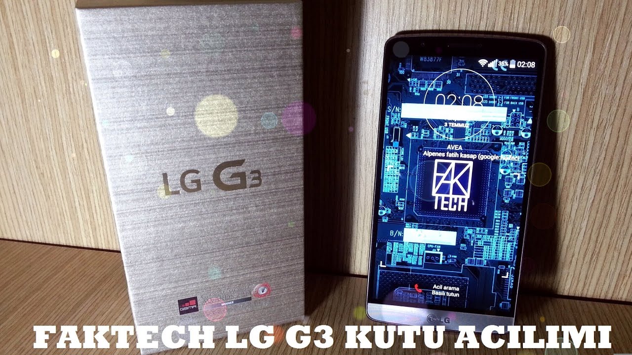 Lg G3 Kutu Açılımı