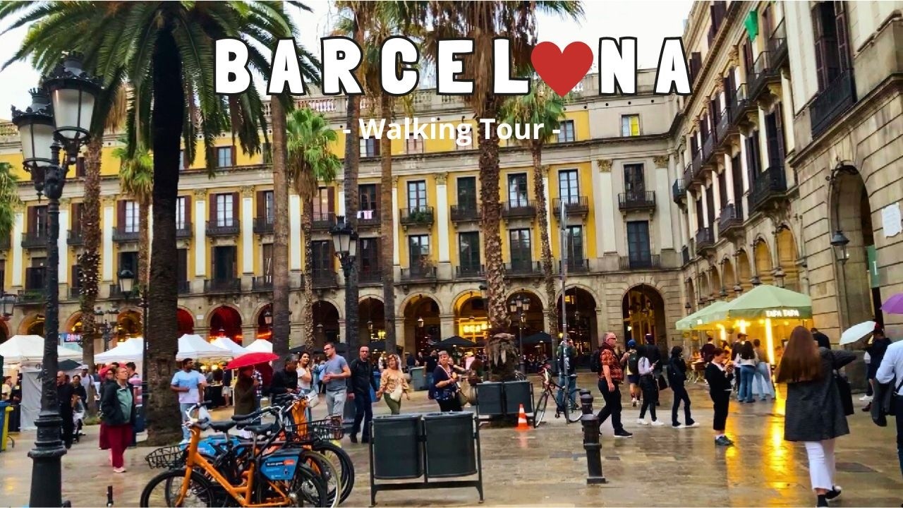 El OTOÑO llega a BARCELONA | Paseo desde Plaça Reial hasta Passeig de Gràcia  | Sep 2024
