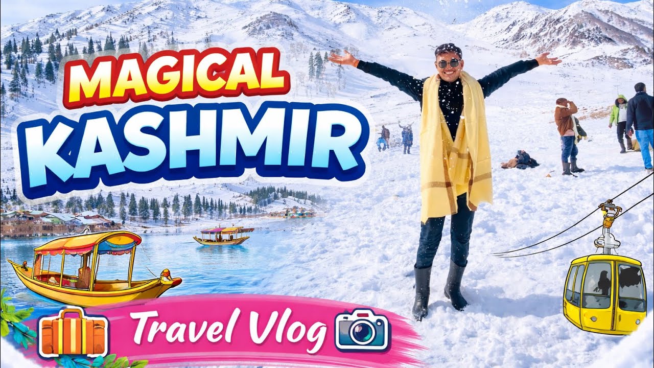 First Time in Srinagar Kashmir 😱❤️| Full Travel Vlog @Blessedrohan06 