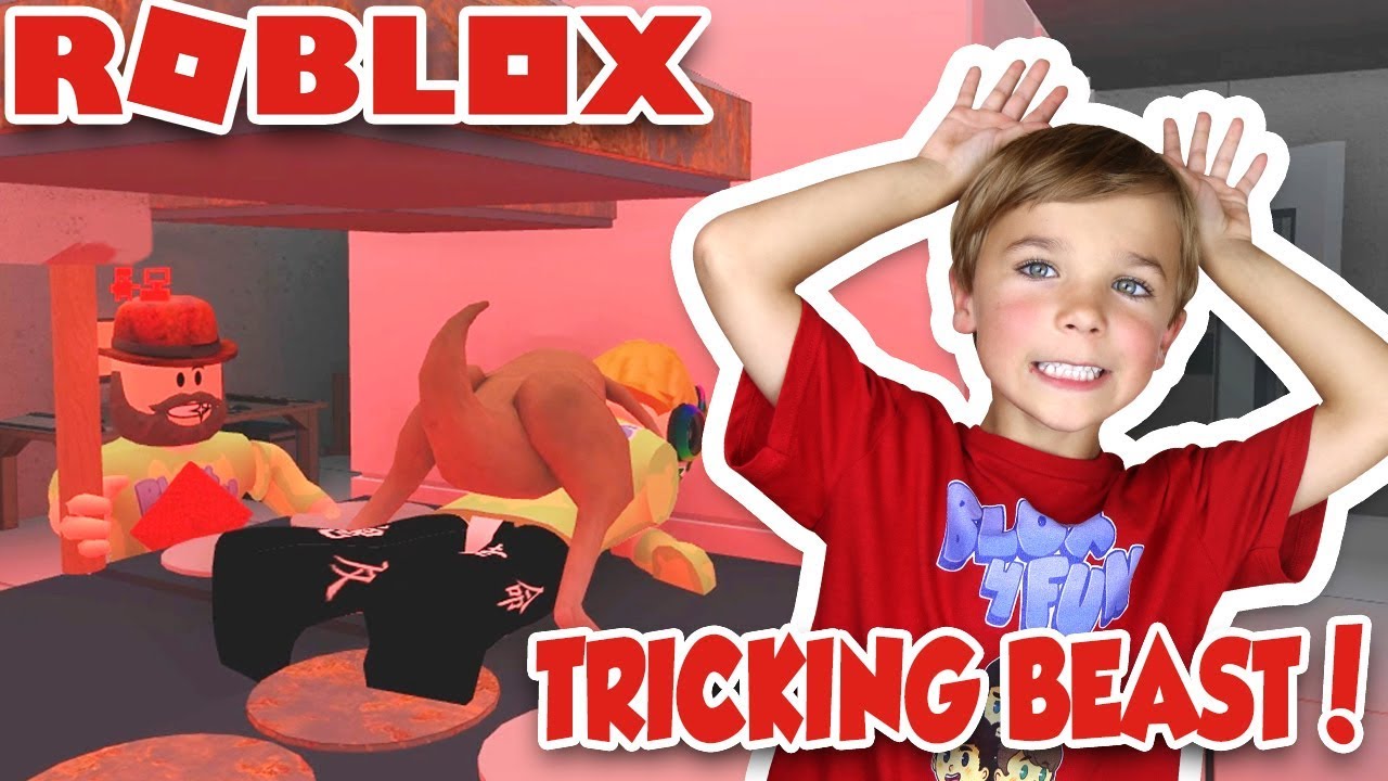 TRICKING BEAST SO EASILY in ROBLOX FLEE THE FACILITY! RUN, HIDE, ESCAPE!