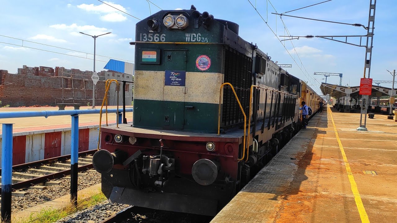 Karaikudi to Tiruvarur Full Journey behind Alco!!! || 07696/RMD SC Special || 13566 GOC WDG-3A